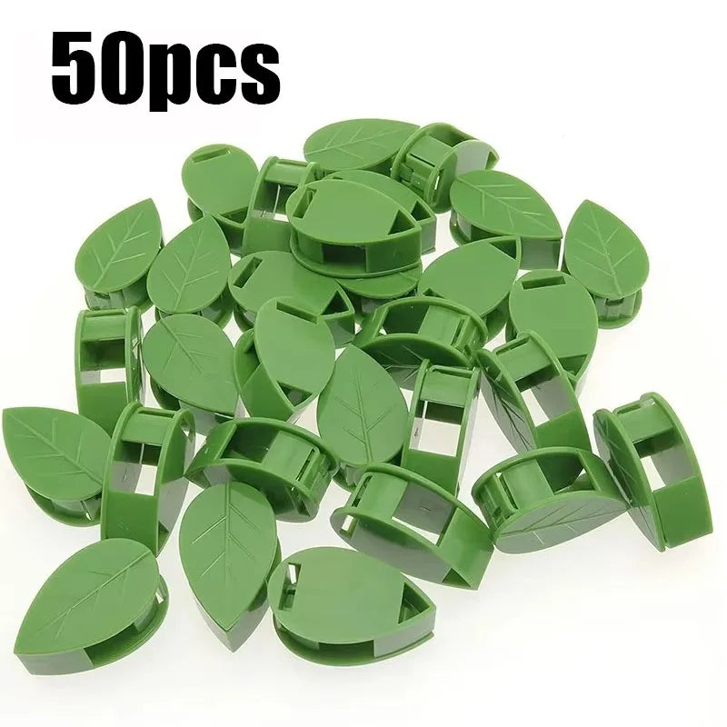 10-Pack Leaf Plant Climbing Wall Clips & Cable Organizer