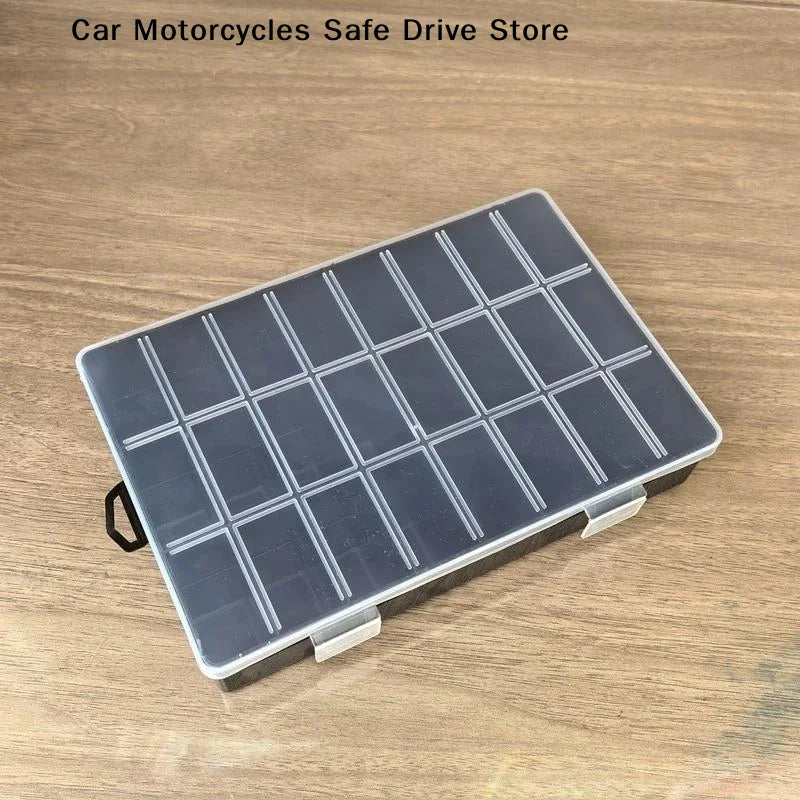 24 Grids Compartment Storing Electronic Accessories Screws Jewelry