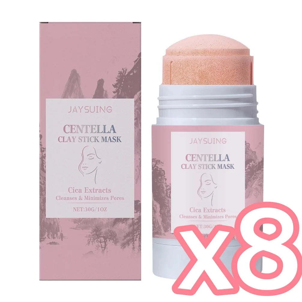 Centella Asiatica Clay Mud Mask Stick – Deep Pore Cleansing Clay Face Mask Stick Zpaxo 30g Boxed x 8
