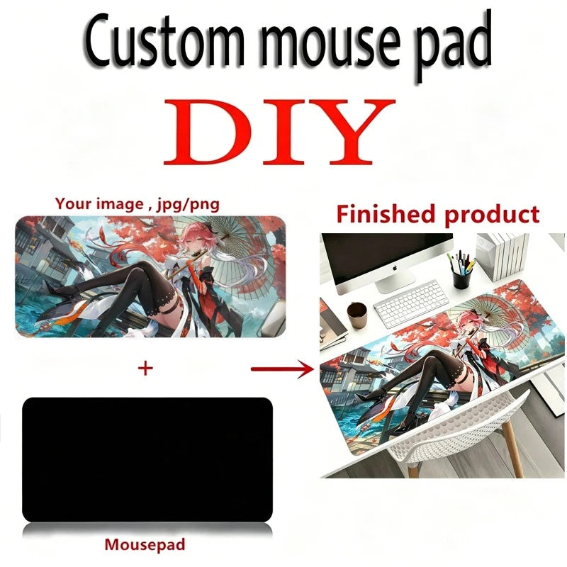 Custom Mouse Pad Print Diy Desk Mat Gaming Customized Gamer Office