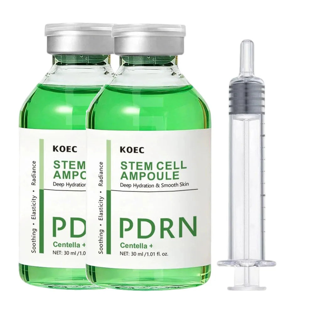 PDRN Centella Ampoule Face Serum Radiance Deep Hydration Serum, Soothing & Elasticity for Smooth Skin Care 30ml Zpaxo 30MLX2