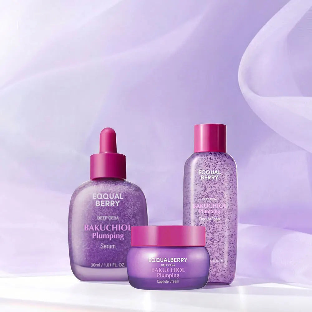 EQQUALBERRY PDRN Korean Bakuchiol Serum for Sensitive Skin Anti-Aging Face Serum Zpaxo set A