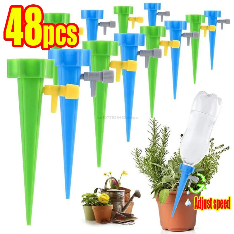Automatic Drip Irrigation System Self Watering Adjustable for Flower Plants Greenhouse Garden Auto Water Dripper Device Zpaxo