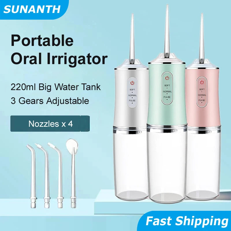 2026 Hot Sale！Oral Irrigator Dental Water Jet Flosser Appliance Pick Floss Dentistry Mouth Washing Machine Teeth Cleaning Tools Zpaxo
