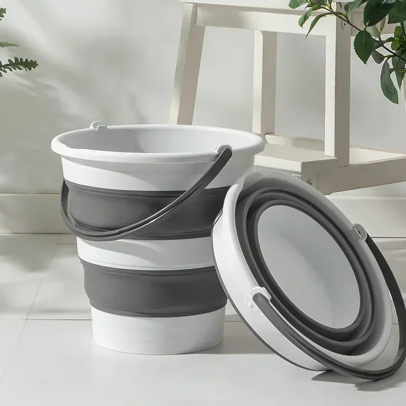 Outdoor Folding Fishing Bucket Household Cleaning Mop Portable Picnic