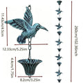 Rain Chains Decorative Iron Hummingbird Shape Replacement Downspout