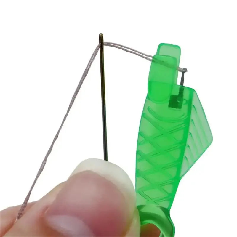 Mini Automatic Needle Threader With Hook Plastic Needle Sewing Machine Insertion Elderly Quick Changer Craft Accessories Zpaxo