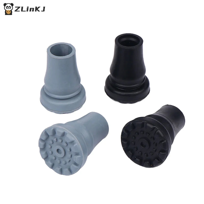 16 Crutch Ferrules End Safety Soft Replacement Rubber Tip Cane Zpaxo