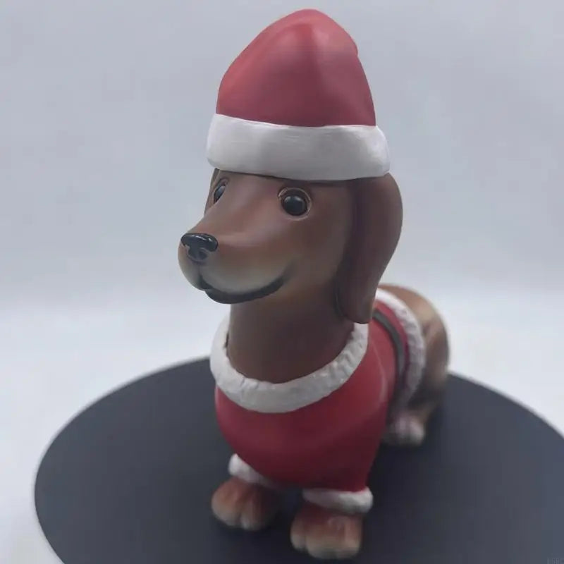 Seasonal Resin Wiener Dog Sculpture Festival Indoor Outdoors