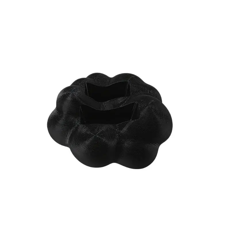 3D Cloud-shaped Remote Control Holder Cute Desktop Organizer Stand TV Zpaxo Black