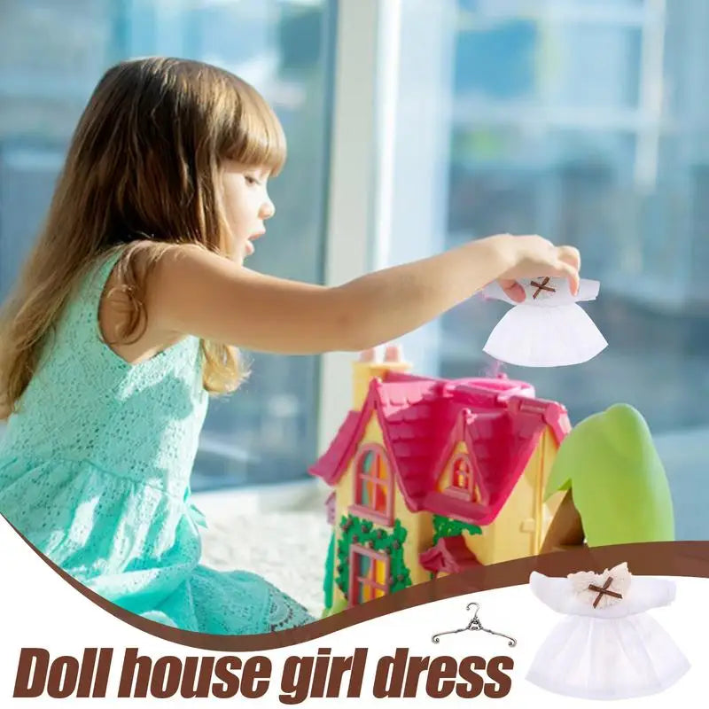 Clothes For Dolls Cartoon Doll Clothes Miniature House Dress Outfit Small Cartoon Plush Toy Clothing For Kids Boys Girls Zpaxo