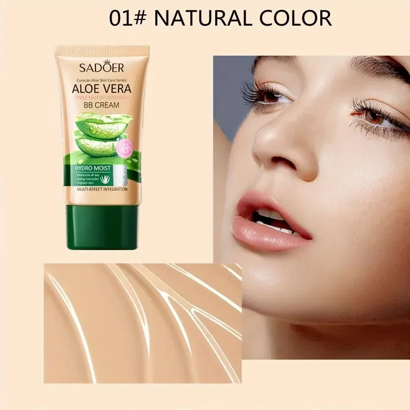Aloe Vera BB Cream-hydrating Concealing Collagen Full Coverage Zpaxo