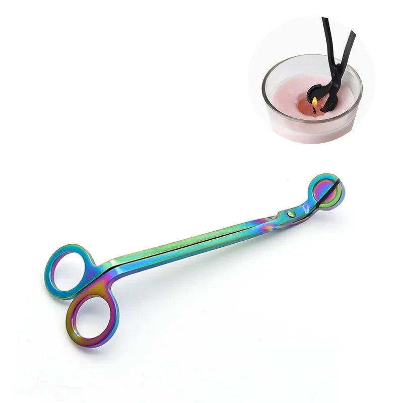 Stainless Steel Candlewick Trimmer - Safely Trim and Pinch Your Candlewick, Safely Remove Cutting Core Candle Tool Zpaxo