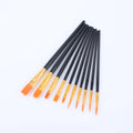 Nylon Paint Brush Set – Acrylic, Watercolor & Oil Painting