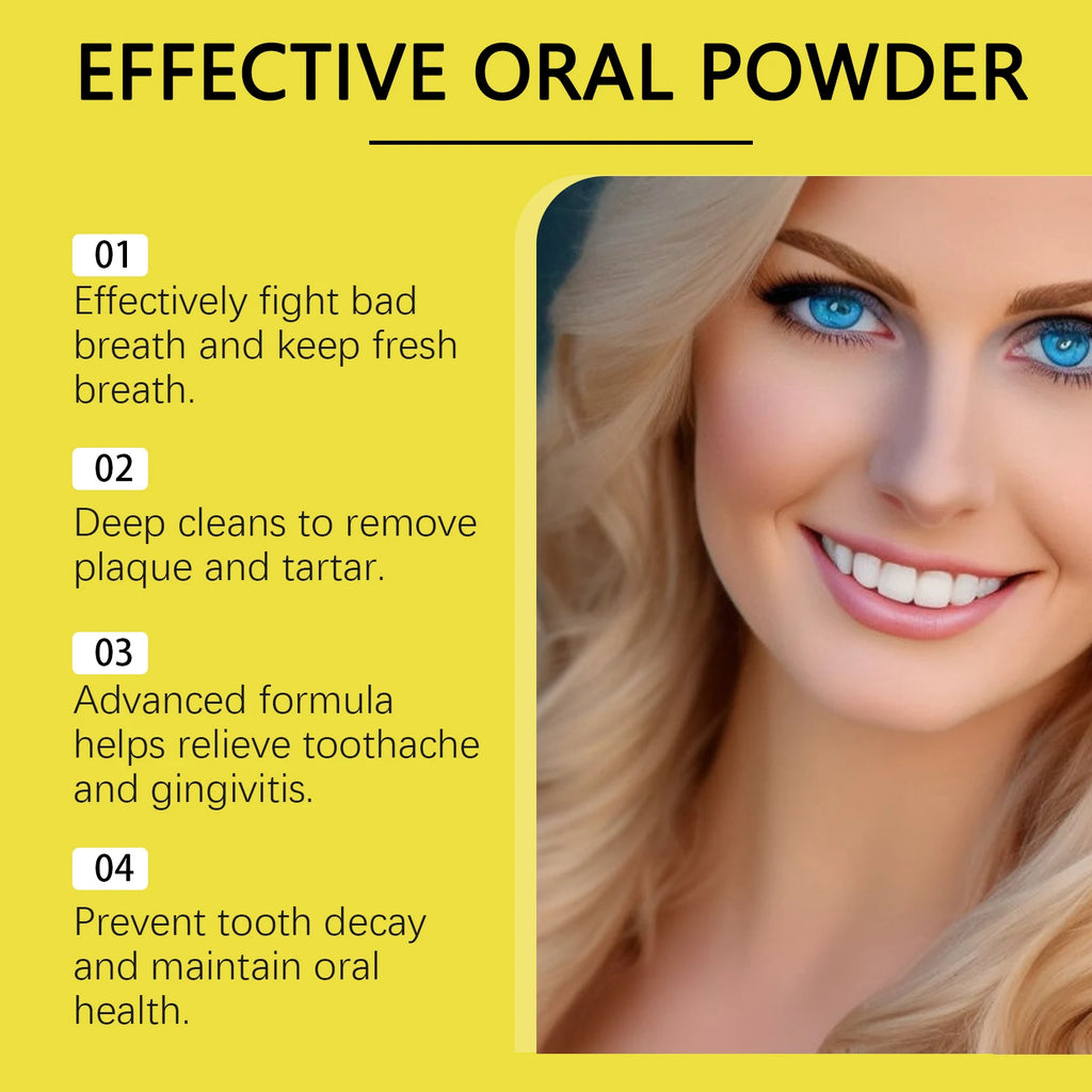 Oralhoe Bee Venom Teeth Whitening Powder – Remove Stains Teeth Whitening Powder Zpaxo