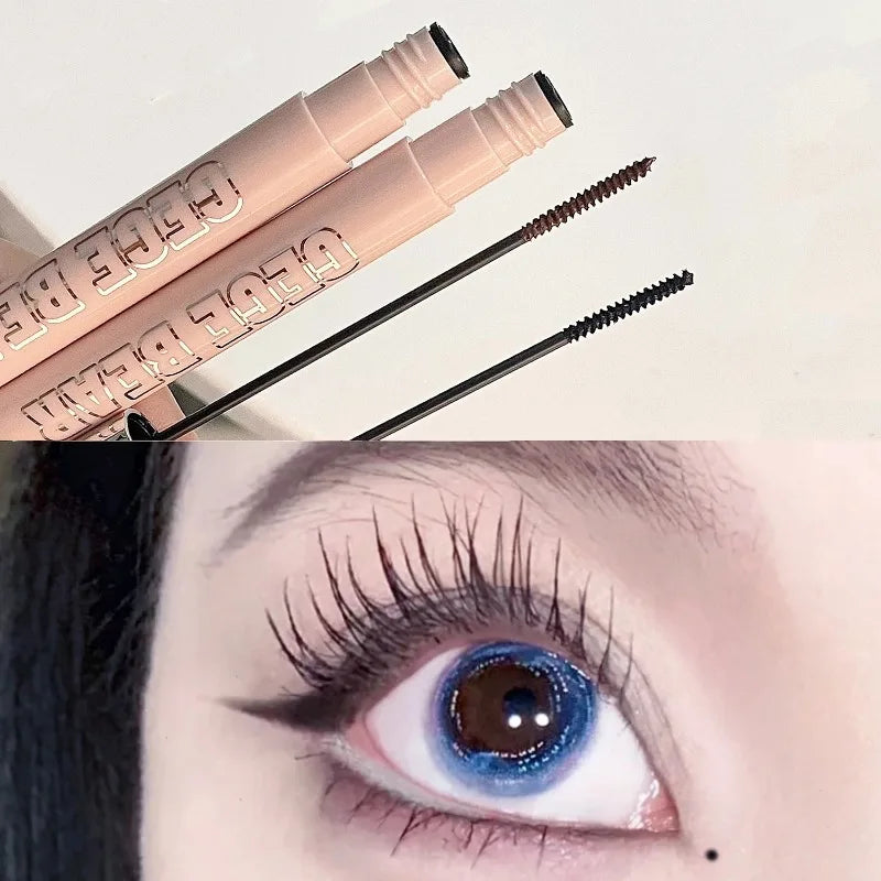 3D Silk Fiber Matte Mascara Ultra-fine Brush Waterproof Lengthens