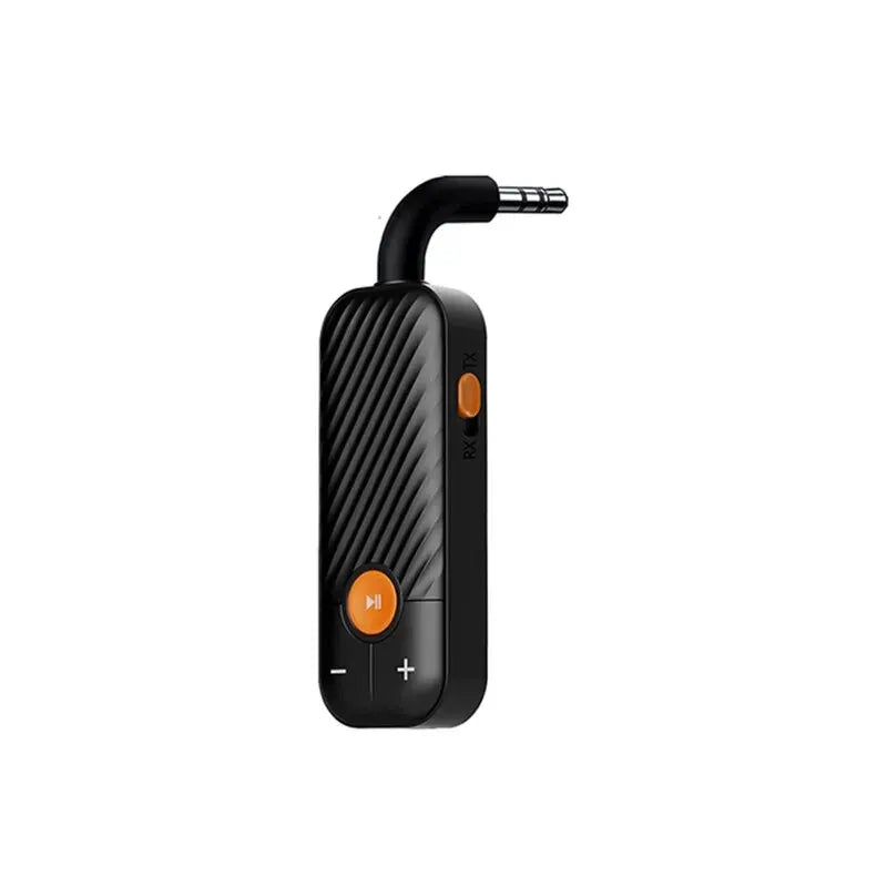 Aux Bluetooth 5 2 Receiver Transmitter 2-In-1 Wireless Audio Adapter Zpaxo Black
