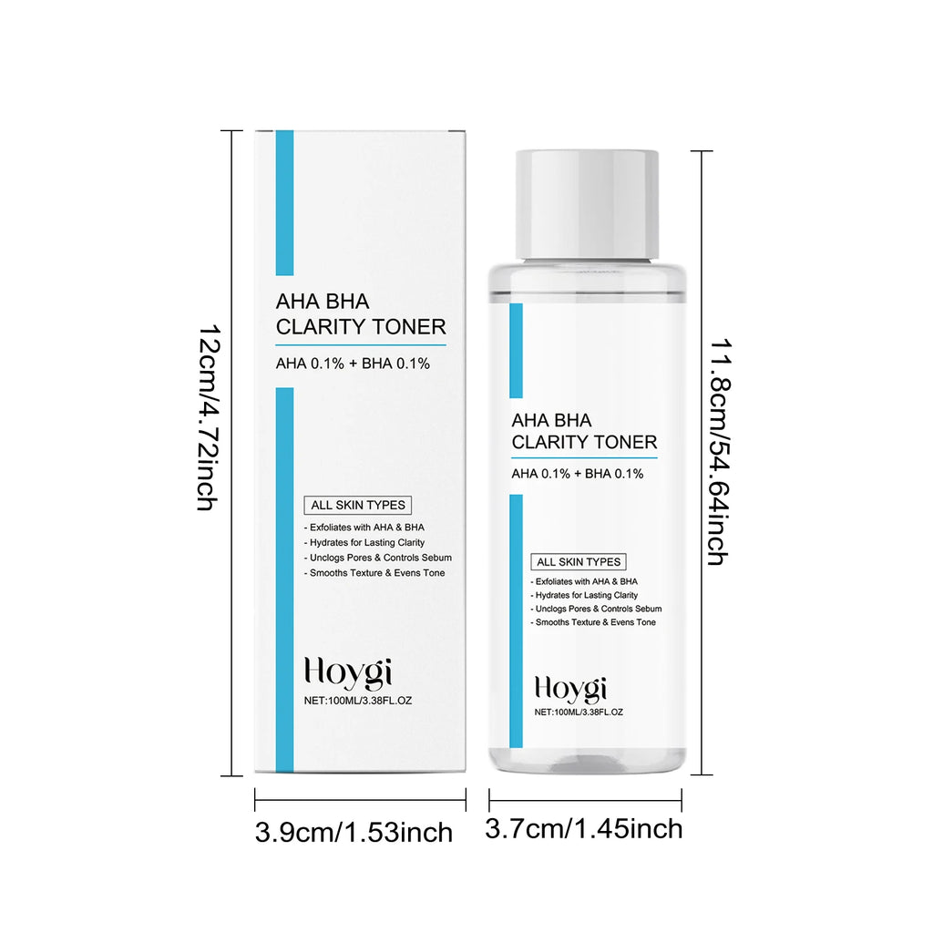 Hoygi AHA BHA Exfoliating Toner – Pore Refining Oily Skin Care Exfoliating Facial Toner Zpaxo
