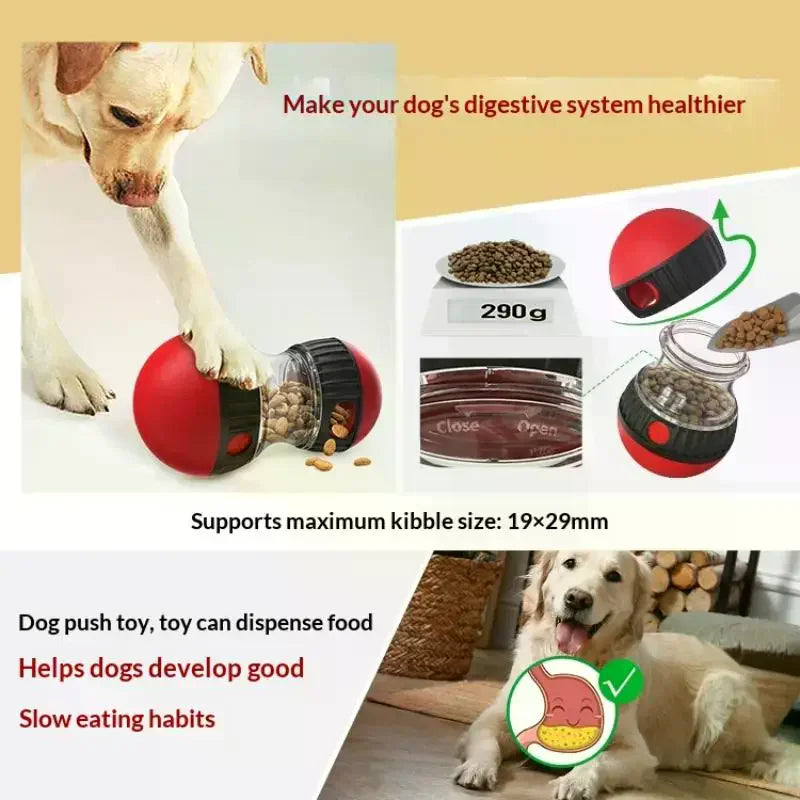 Pet Toys Elliptical Track Rolling Increase Intelligence Ball Leaky Zpaxo