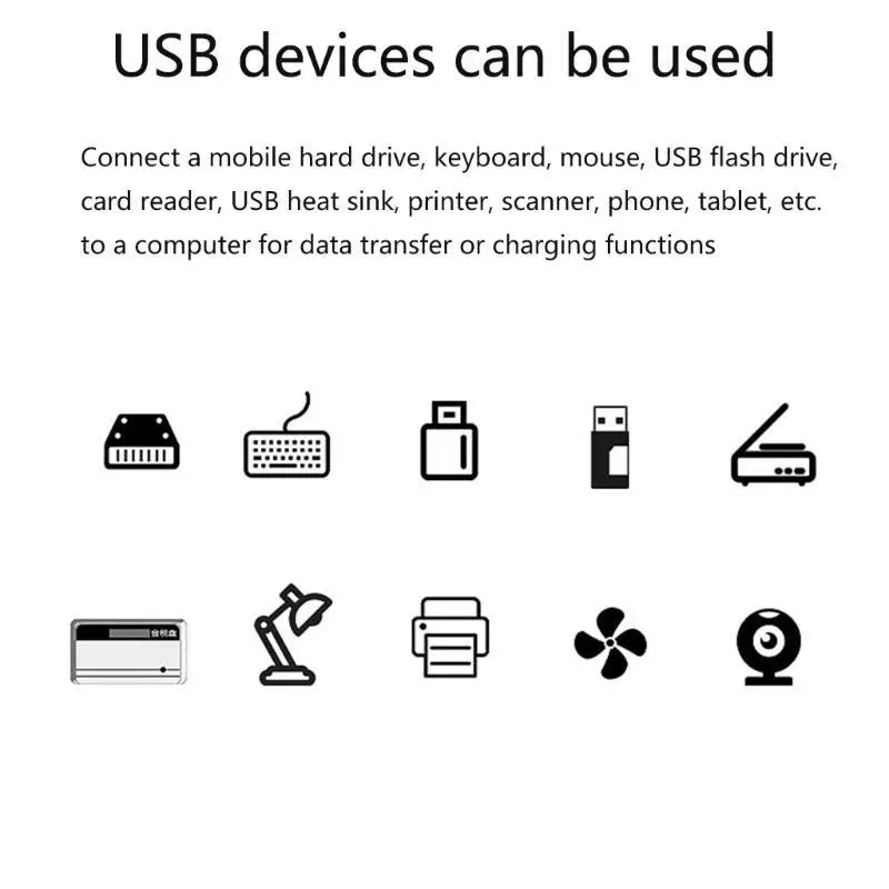 652F Portable USB Adapter Extender 1 3 Ports USB3 0 Splitter Multi Zpaxo