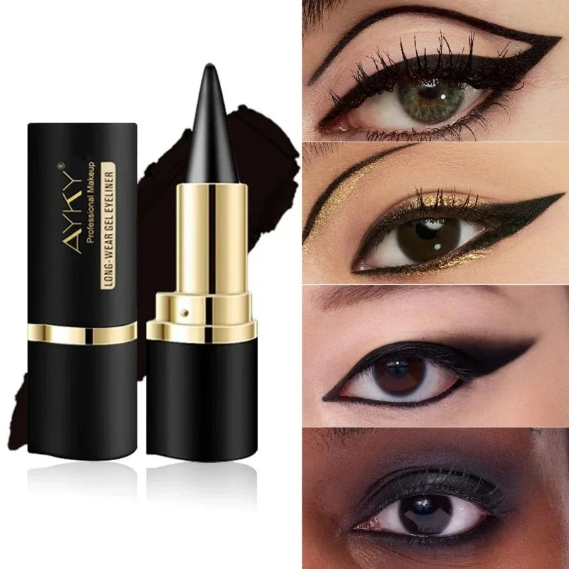 Waterproof Gel Eyeliner Pencil Matte Black White Smooth High Pigment Smudge Proof Eye Shadow Stick Multi-use Eye Makeup Cosmetic Zpaxo