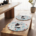 Round Ice Silk Cooling Seat Cushion – Anti-Slip Summer Mat