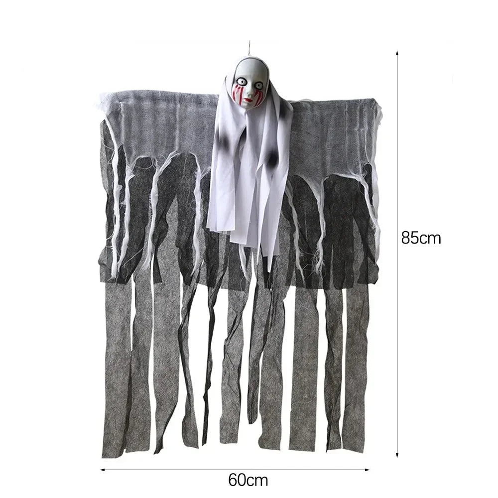 Weather-resistant Hanging Skeleton Ghost Outdoor Halloween Decor