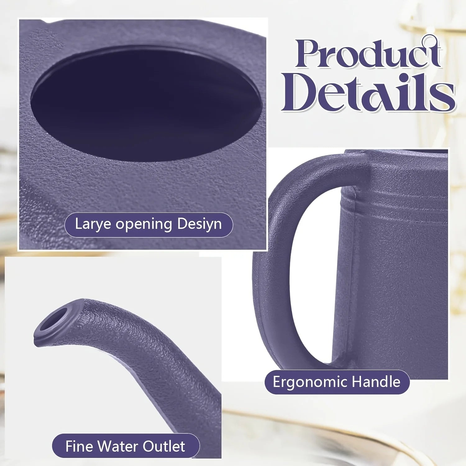 Watering Can Suitable Gardens Indoor Plants Made Plastic
