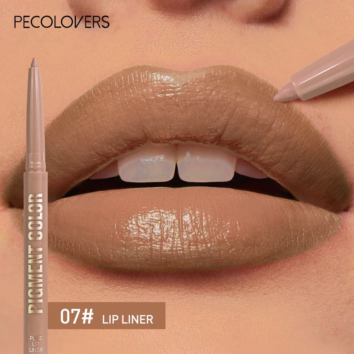 12 color lip enriching lipliner lip moisturizing three-dimensional fitting light thin silky and clear lip liner Zpaxo 07
