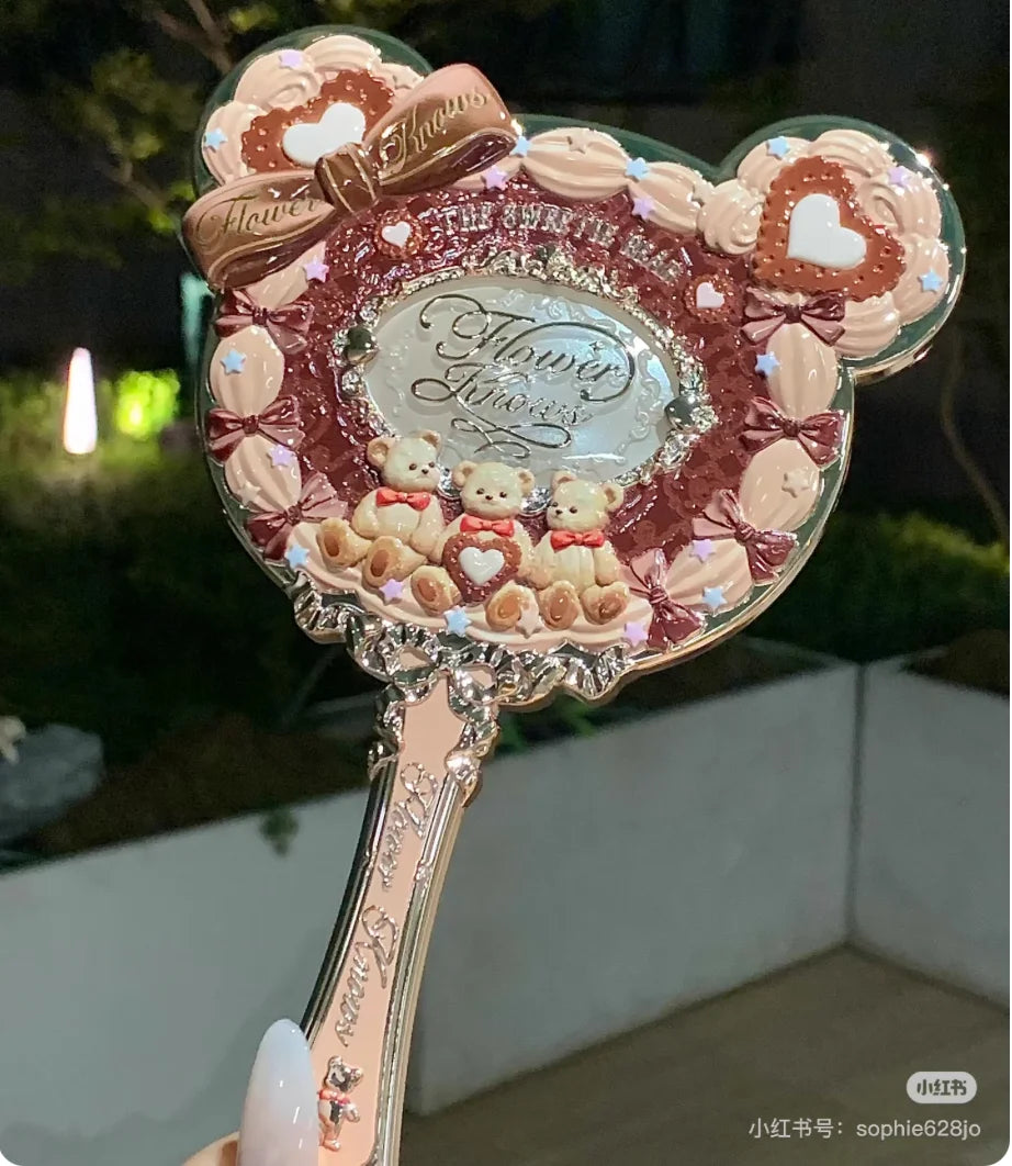 Flower Knows 9th Anniversary Limited Edition Luxury Vanity Mirror Zpaxo brown