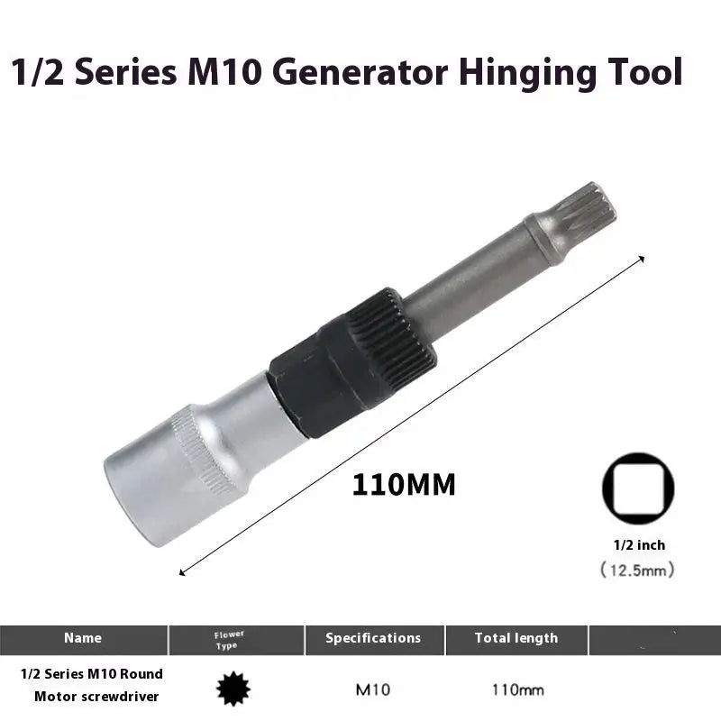 M10 T50 Alternator Pulley Removal Socket Wrench – BMW Audi VW