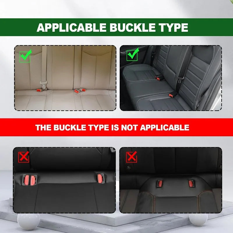 Anti-Slip Silicone Car Seat Belt Buckle Holder | 1/2/4 Pack