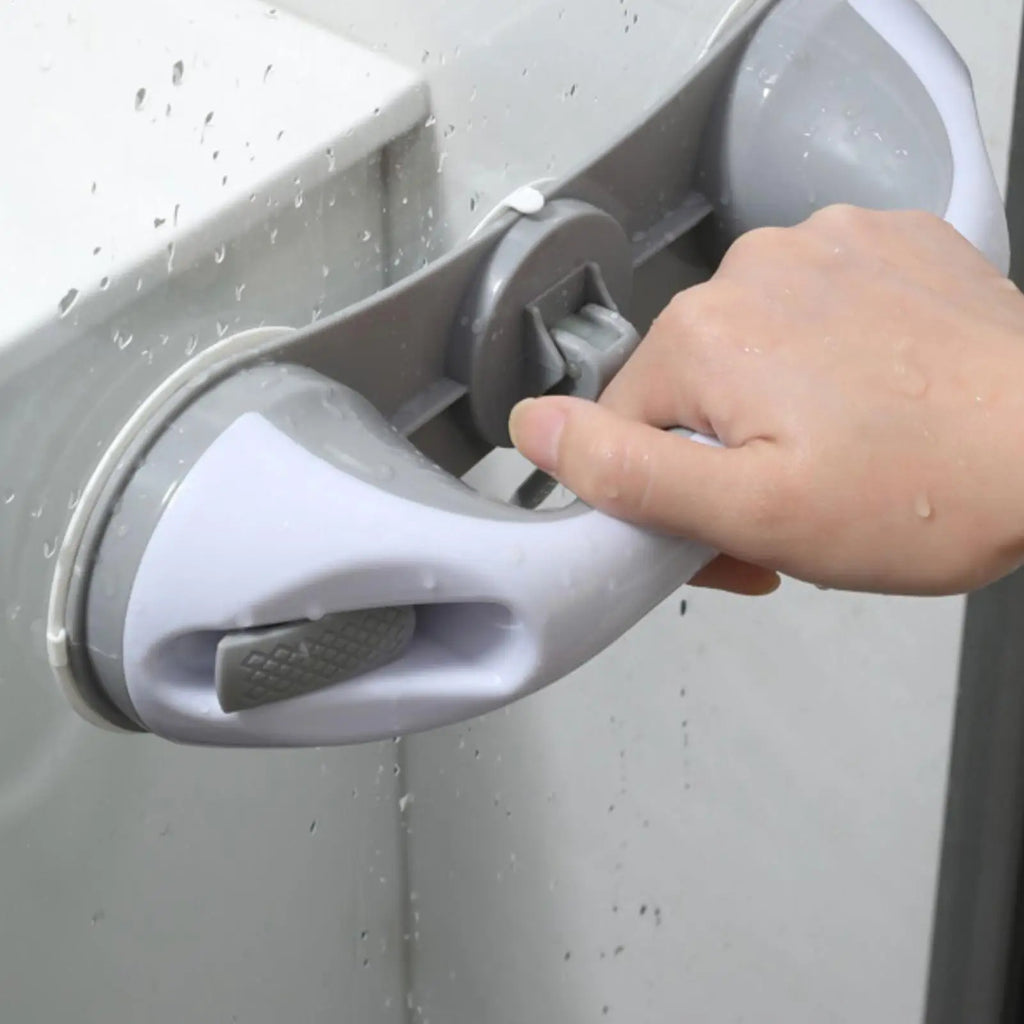 Shower Handle Suction Grab Bar Seniors Removable Grip Handrails