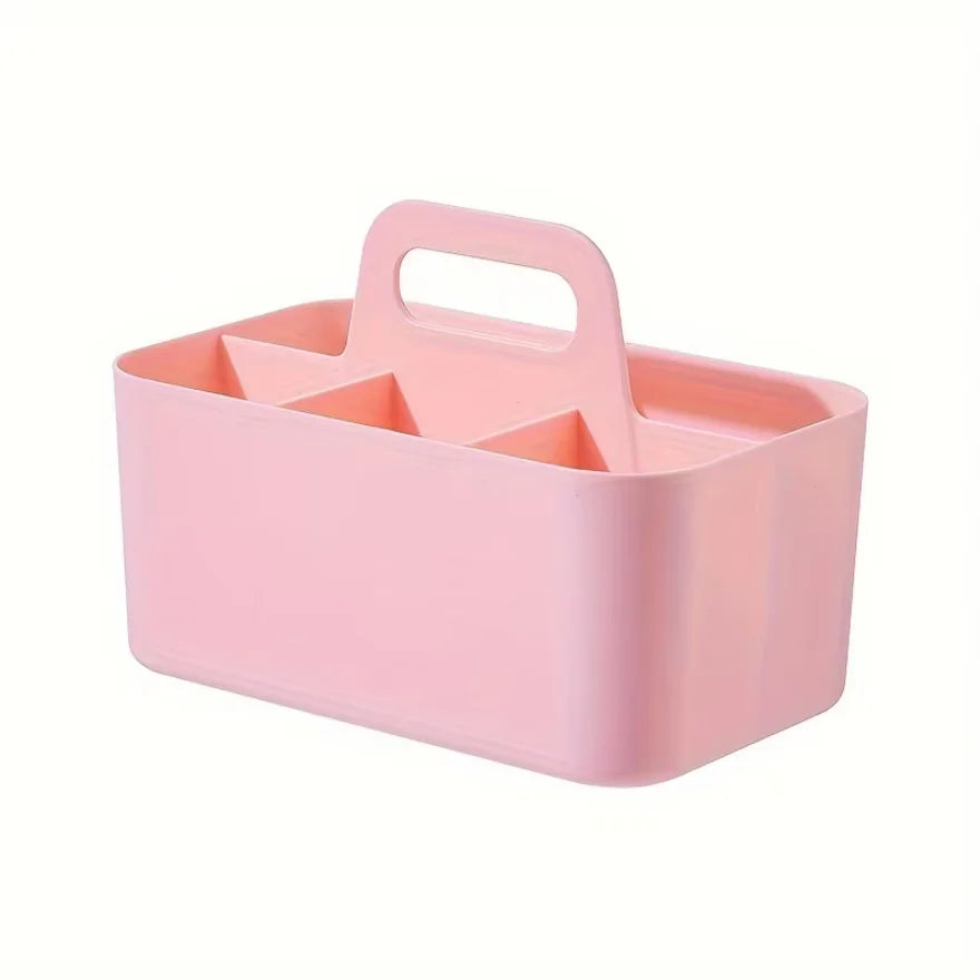Multi-functional Storage Basket Handle Portable Pencil Pen Holder