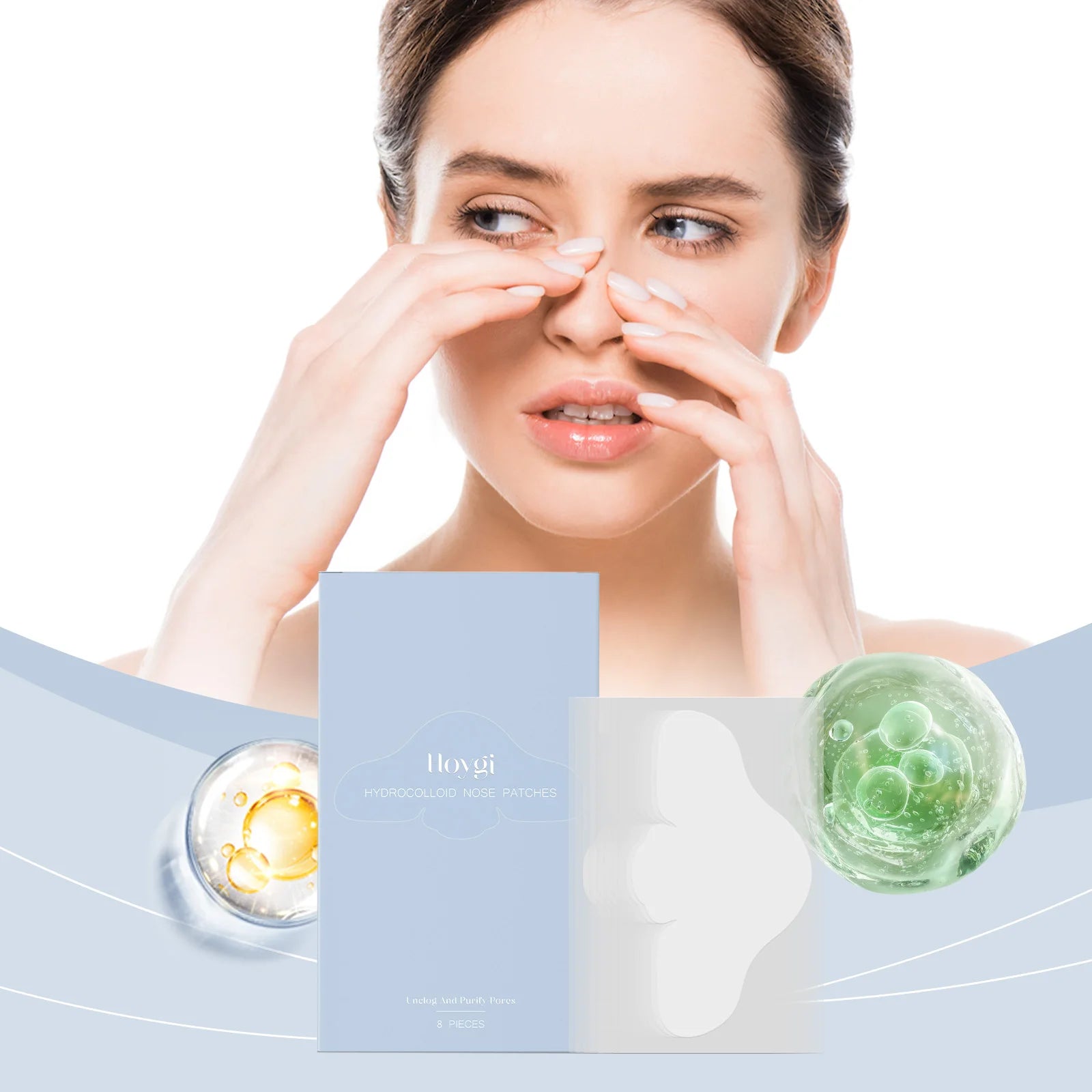 Salicylic Acid Nose Pore Strips – Blackhead Removal Patches 8pc Nose Pore Strips Zpaxo