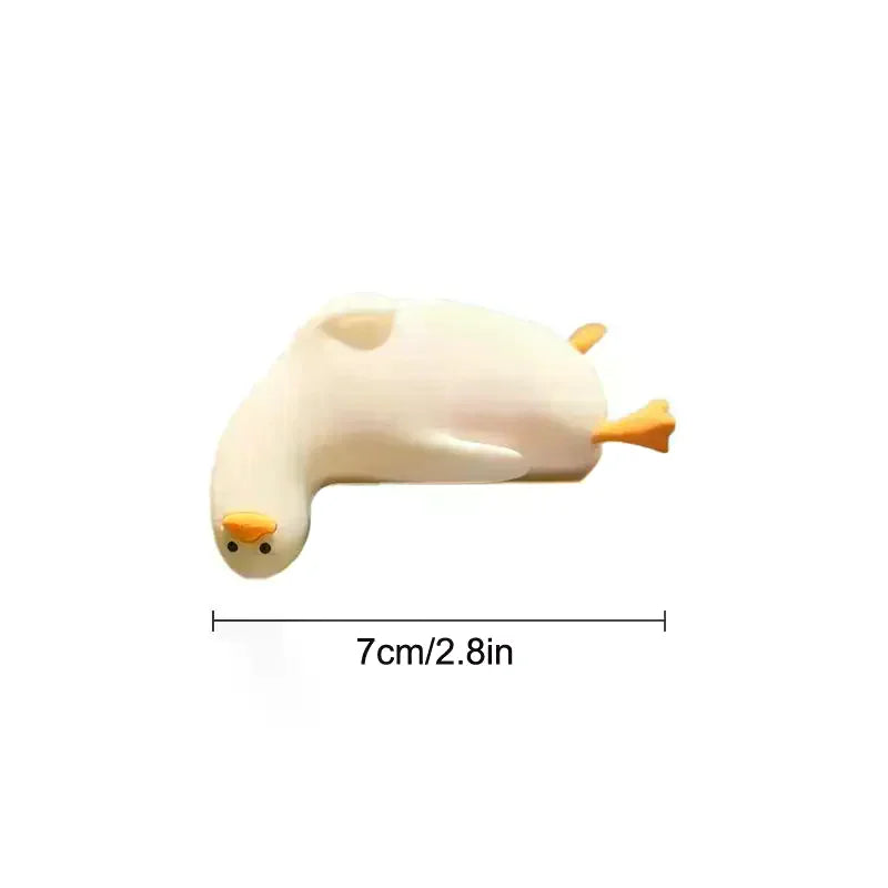 Cute Duck Bookend Book Holder Decorative Bookends Heavy Books Anti Zpaxo
