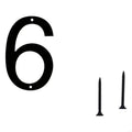 Floating Address Houses Number,Metal Modern Houses Number with Set for Door Garden Mailbox Decors Visibility Signage Zpaxo Style6 CN
