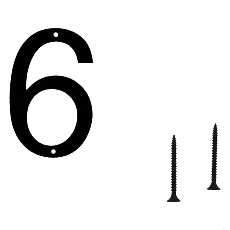Floating Address Houses Number,Metal Modern Houses Number with Set for Door Garden Mailbox Decors Visibility Signage Zpaxo Style6 CN