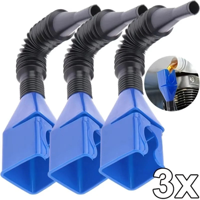 Plastic Engine Oil Funnel Filter – Car & Motorcycle 1/4/8 Pack