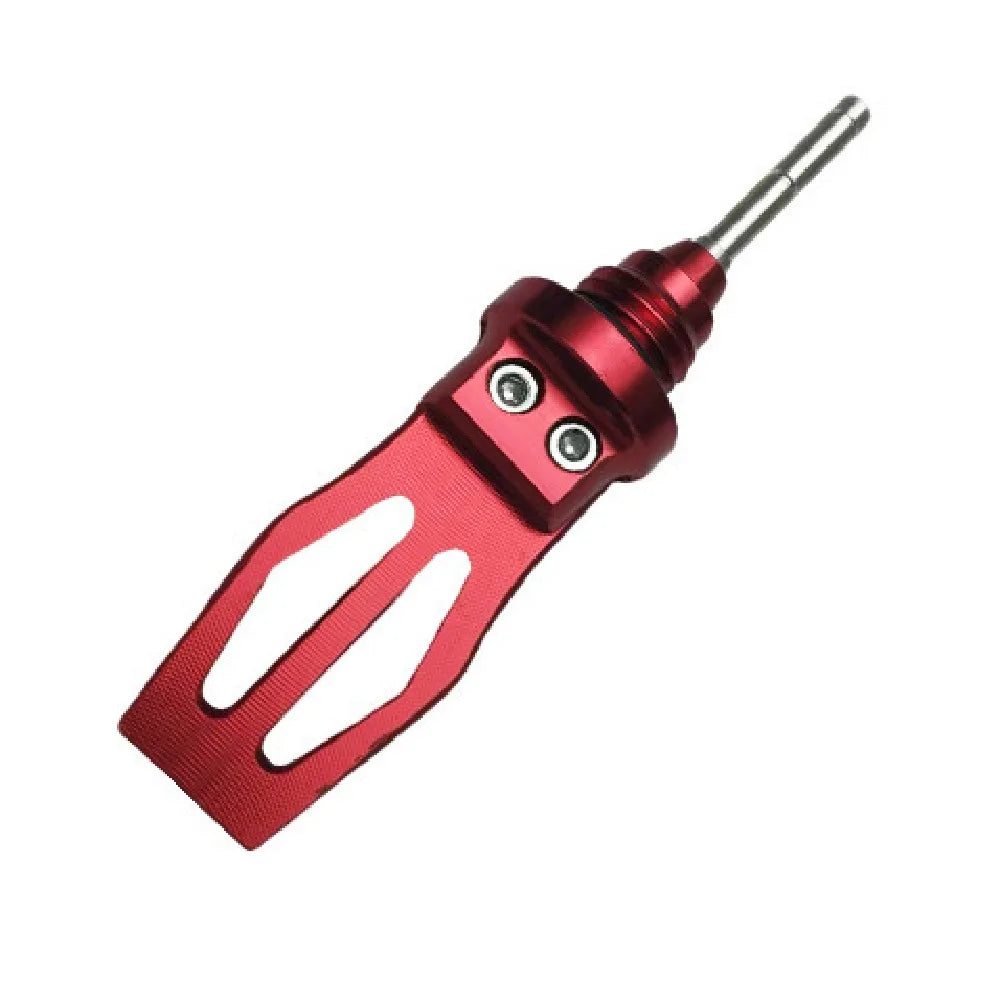 CNC Precision Motorcycle Engine Oil Dipstick Professional Universal Zpaxo Red
