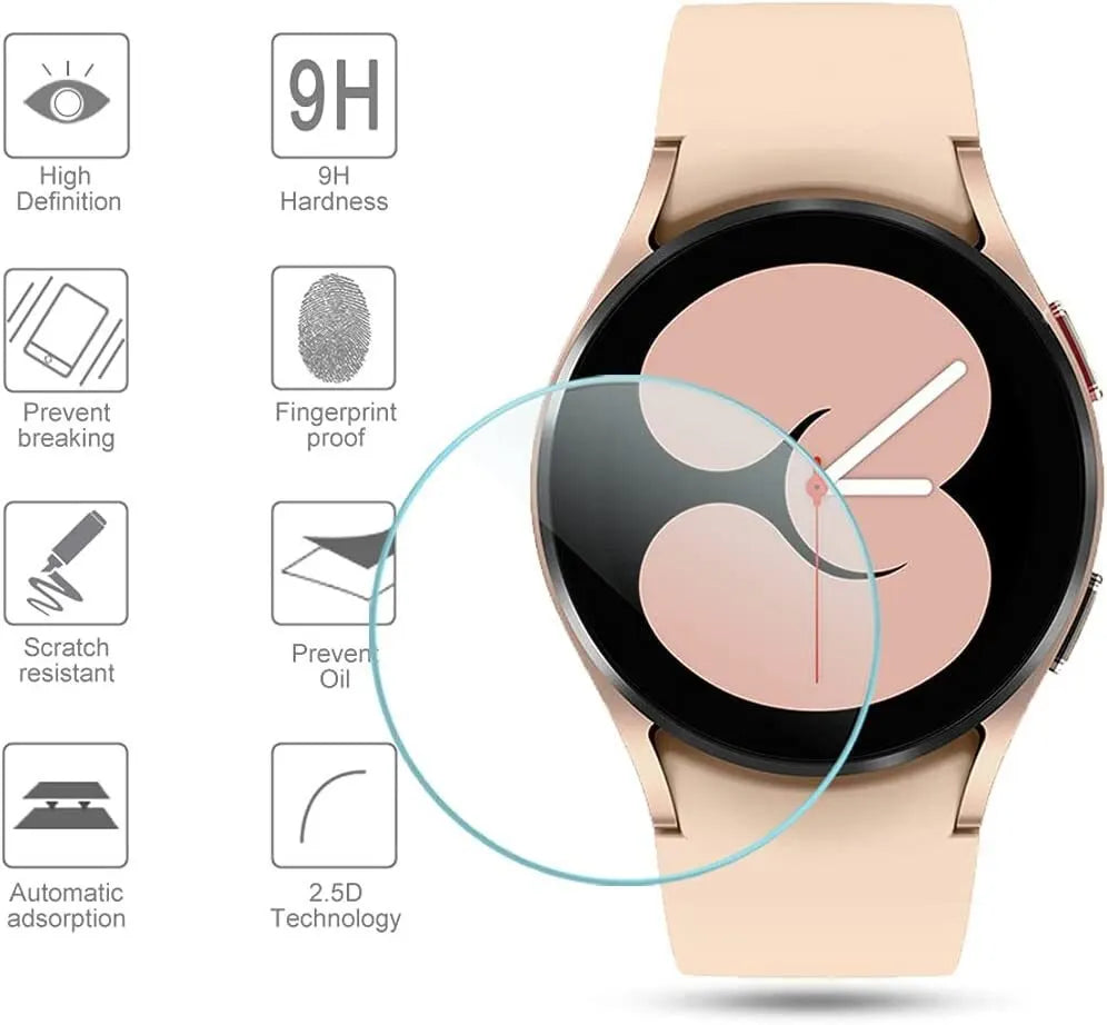 9H Tempered Glass Samsung Galaxy Watch 4 Classic 3 Anti Scrach Film Zpaxo