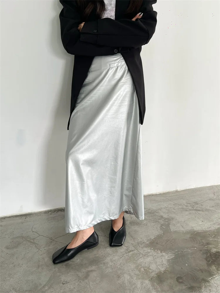 2025 Spring Women Flat Shoes Fashion Square Toe Shallow Slip Ladies