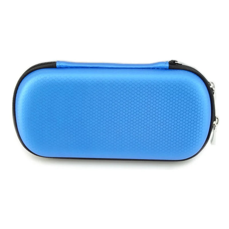 GUANHE HDD Digital Gadget Travel Storage Bag U Disk USB Data Cable SD Zpaxo blue