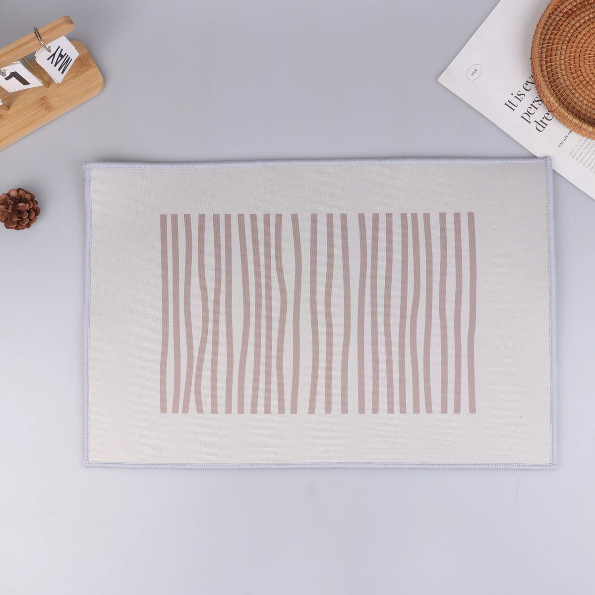 Simple Diatomite Bathroom Mat Household Doorway Water-absorbent Zpaxo A9