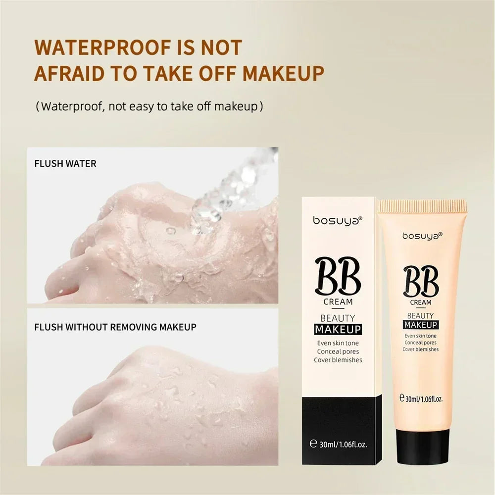 Natural Coffee BB Cream Whitening Waterproof Lasting Moisturizing Foundation Full Cover Facial Blemishes Acne Concealer Cosmetic Zpaxo