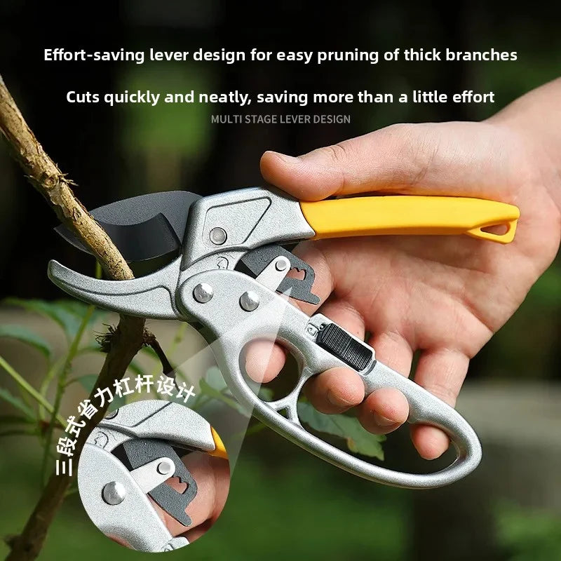 SK5 stainless steel rust resistant coarse pruning shears, pruning shears with pulleys, pruning shears for fruit trees, horticult Zpaxo