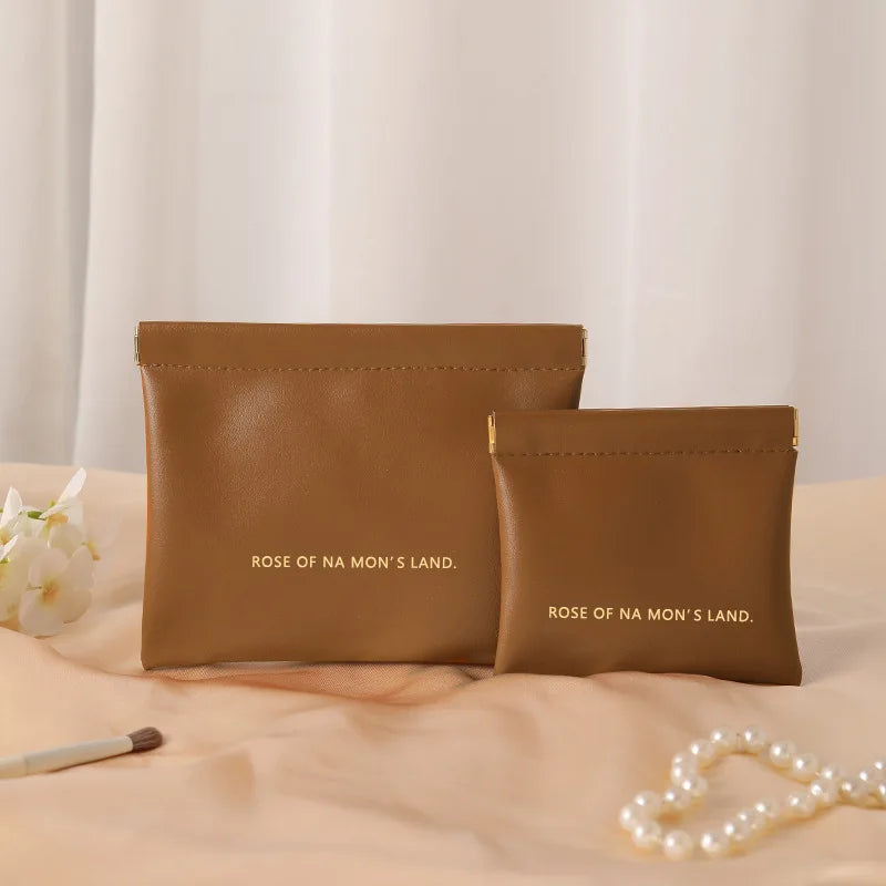 Storage Bag Automatic Closure Perfect Coins Cables Headphones