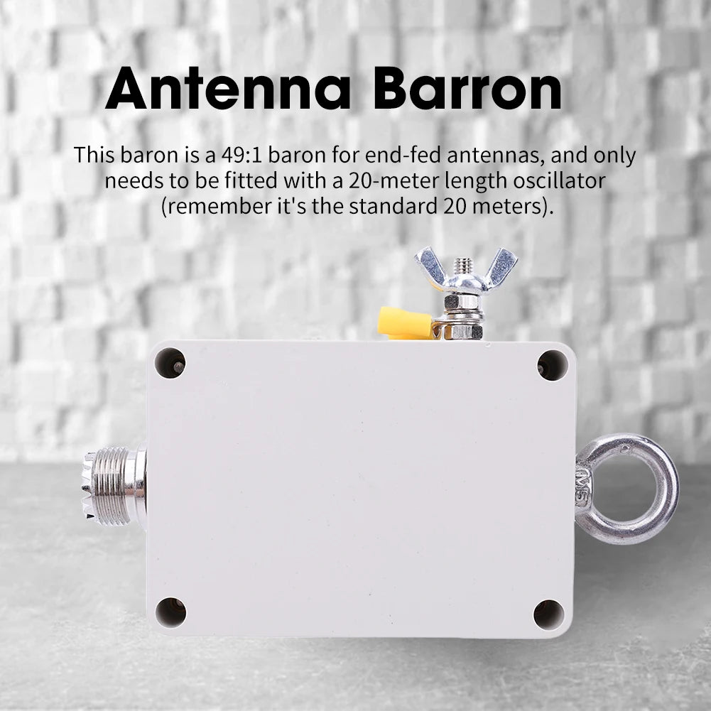 49 1 Balun Short Wave 100W HAM HF Antenna Four Band 5-35MHz End Fed