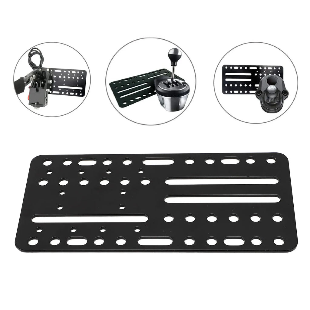 USB Handbrake Mount Plate Desk Bracket Multiple Hole Adapter SIM