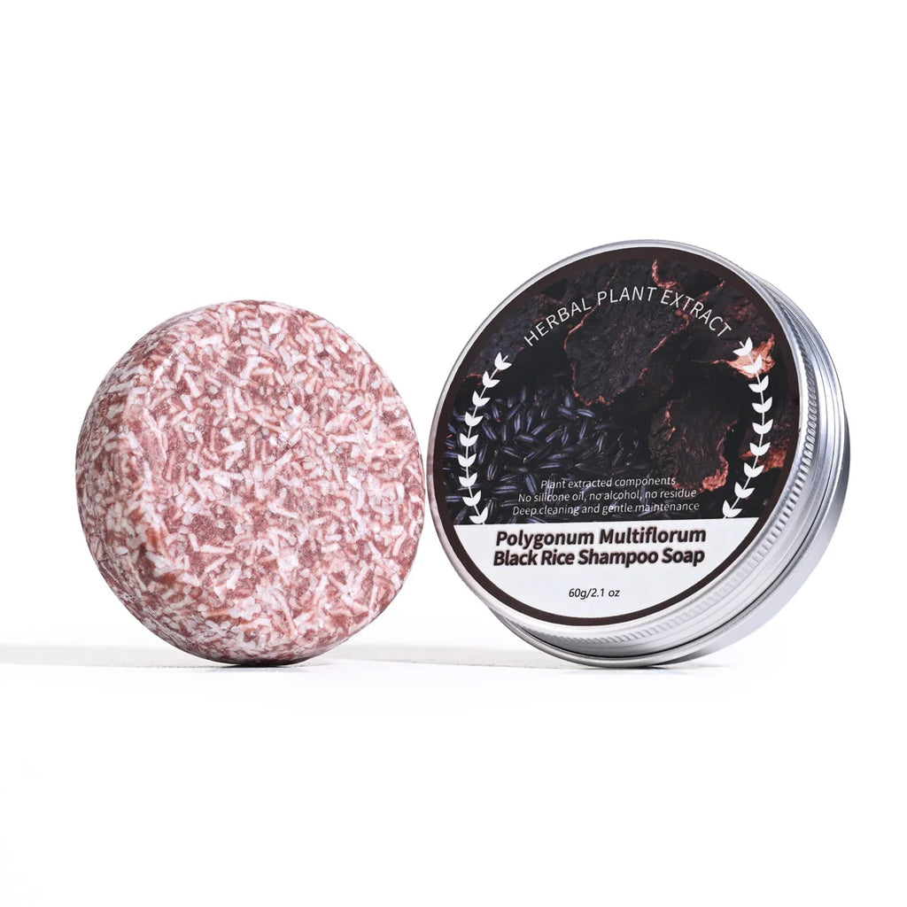 Polygonum Multiflorum & Black Rice Water Solid Shampoo Bar Solid Shampoo Bar Zpaxo